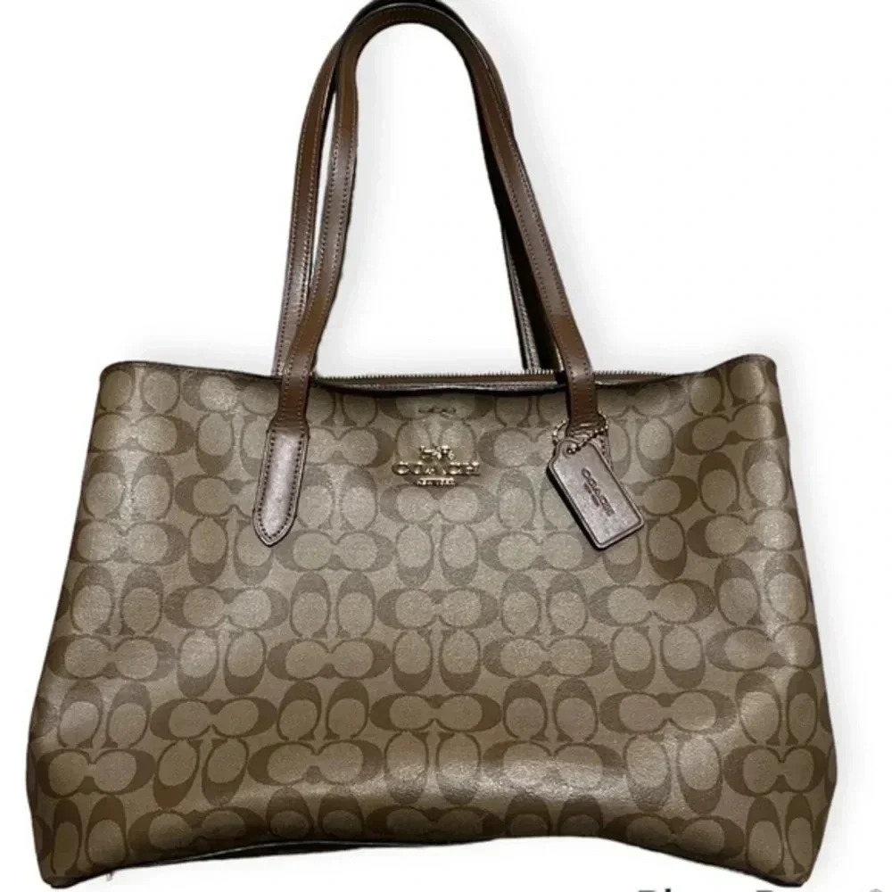 COACH Large Avenue Carryall In Signature Canvas - Picture 2 of 8